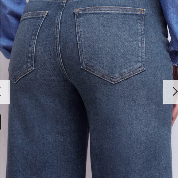 Boden High Rise Wide Leg Jeans Mid Vintage | size 28 - Picture 7 of 10